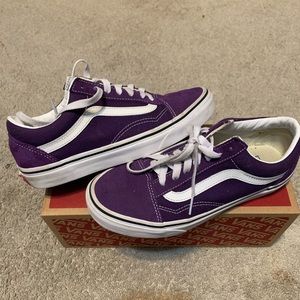 Violet/indigo old skool vans